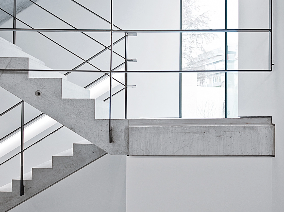 Office building - new construction - according to DGNB Platinum certification - stairs