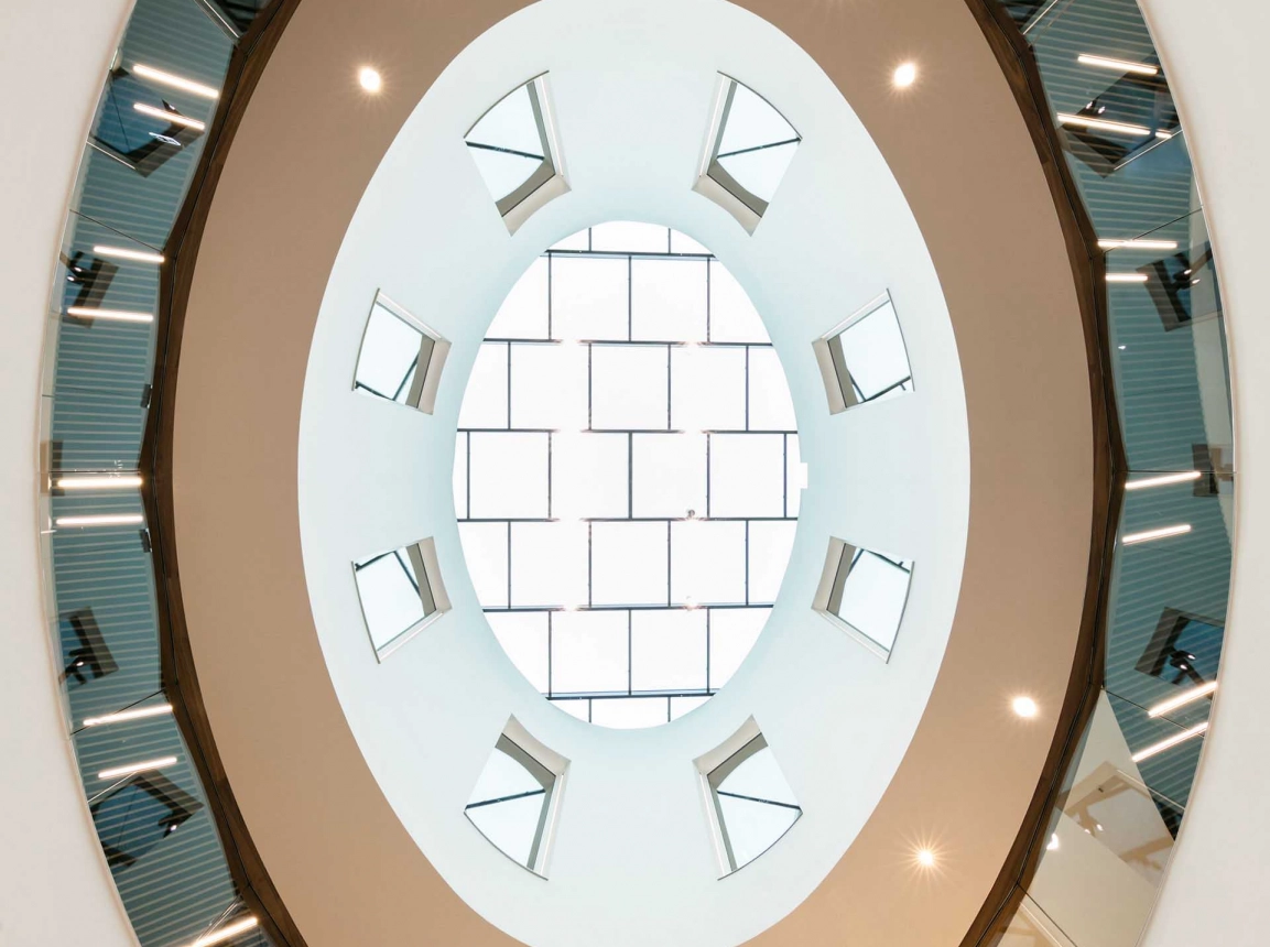 q 6 q 7  innen Detail Mall Mannheim Neubau